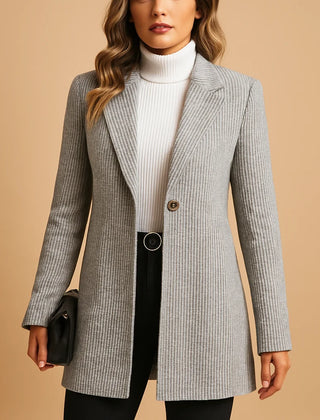 Catherine Grey Longline Blazer in Grey