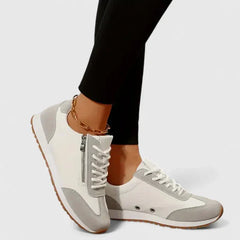 Zara Retro Zip Sneakers in Grey